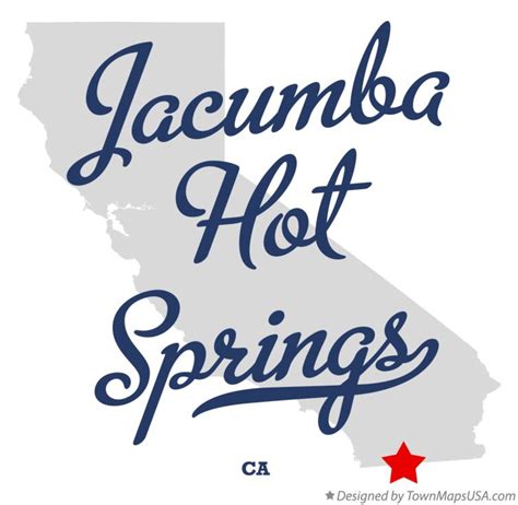 Map of Jacumba Hot Springs, CA, California