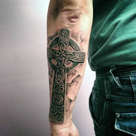 100 Celtic Cross Tattoos For Men - Ancient Symbol Design Ideas