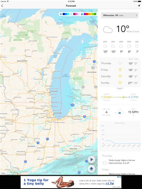 App Shopper: MKE wx: Milwaukee Weather Forecast, Traffic, Radar (Weather)