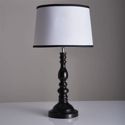 Wilko Black & White Table Lamp | Wilko