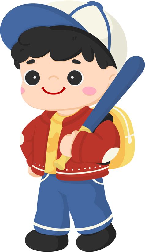 boy baseball clip art 36906720 PNG