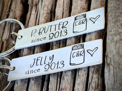 Personalized Hand Stamped Couples Gift Set. MATCHING SET | Etsy