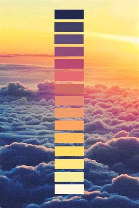 cores on Behance | Sunset color palette, Sunset colors, Color schemes