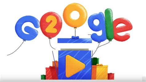 Google 20th Birthday Google Doodle - YouTube