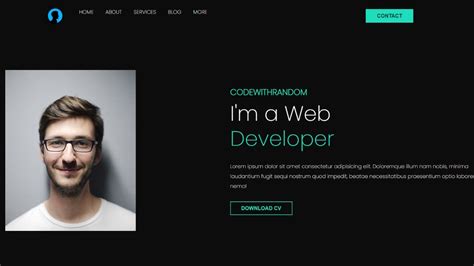 Portfolio Website Using Html And Css | Day 2 | Portfolio Website Source ...