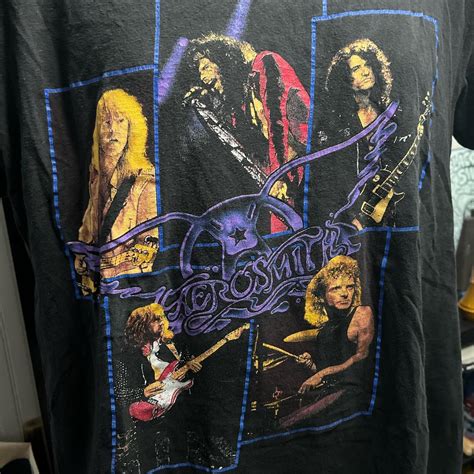 Vintage Aerosmith 1990 Pump tour shirt. Brockum... - Depop