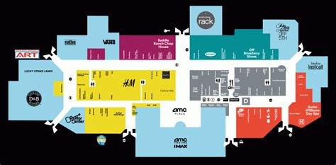 Mall Map For The Outlets At Orange - A Shopping Center In Orange, Ca - Southern California ...