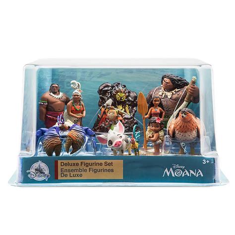 Disney Moana 10-Piece Deluxe Figure Playset - Walmart.com - Walmart.com