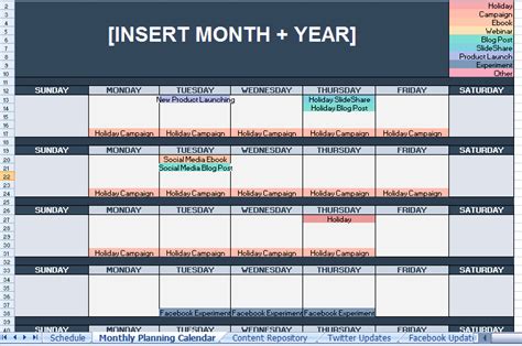 Content Calendar Templates for Content Marketers