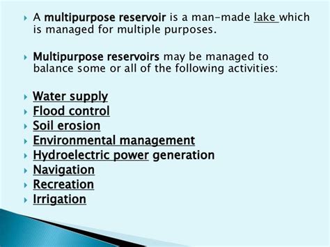 TYPES OF RESERVOIR