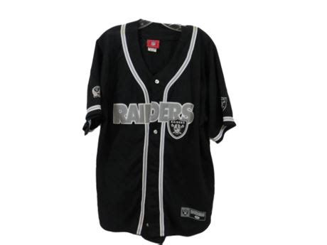 ShopTheSalvationArmy - Raiders Baseball Jersey Black Size L