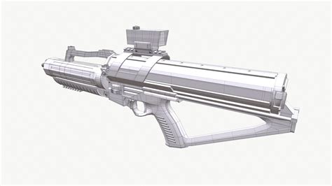 Rifle Minigun 3d Model