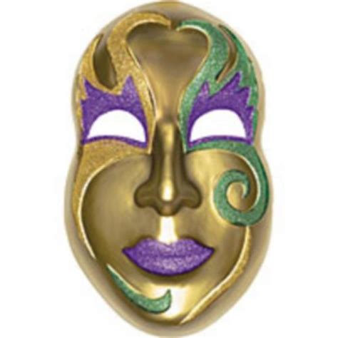 3D Gold Mardi Gras Mask Decoration | Mardi gras mask, Mardi gras ...