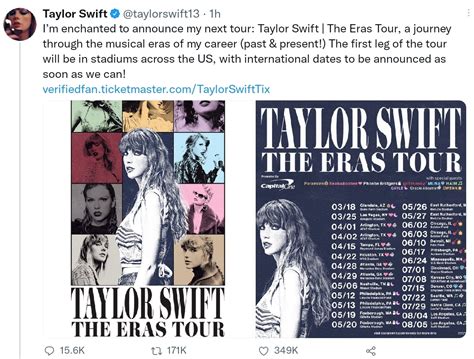 Taylor Swift Eras Tour Tickets Price 2023, VIP Packages, Platinum, List