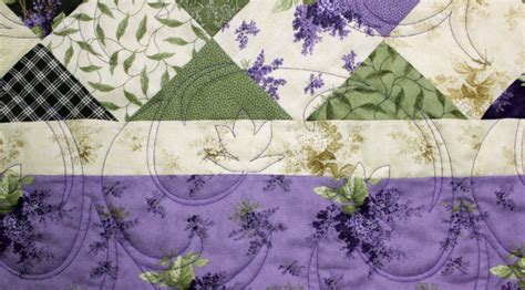 Purple & Green Squares Quilt | Lady Bird Quilts
