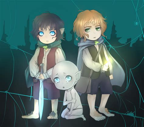 Frodo , Sam and Gollum by Zapekanka on DeviantArt