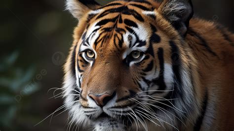 Bengal Tiger Face Wallpaper Hd Background, Color Picture Of A Tiger ...