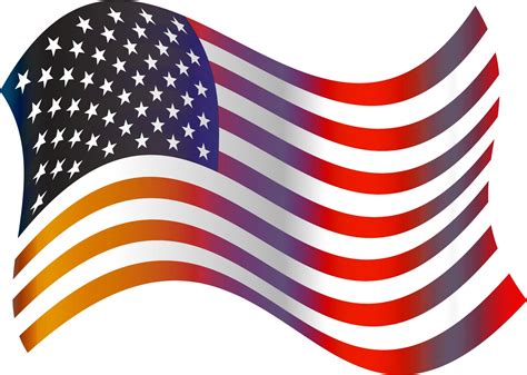 American Flag Clip Art Free Stock Photo - Public Domain Pictures
