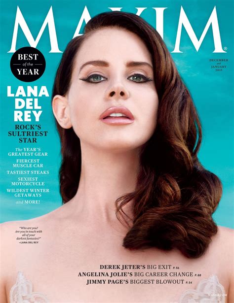 Lana Del Rey - Maxim Magazine December 2014/January 2015 Cover • CelebMafia