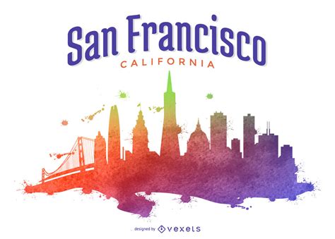 San Francisco Skyline Vector at Vectorified.com | Collection of San ...