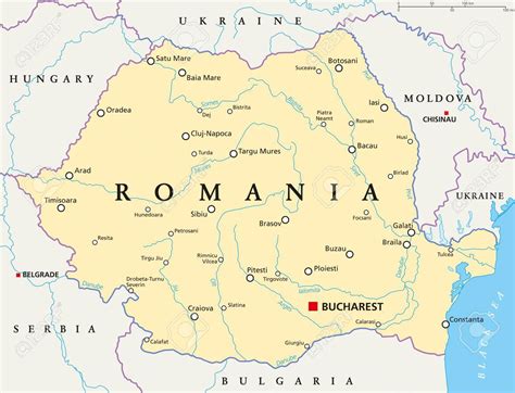 Bucharest romania map - Map of bucharest romania (Romania)