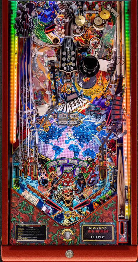 Guns N' Roses Jersey Jack LE GNR Pinball Machine| Gameroom Goodies