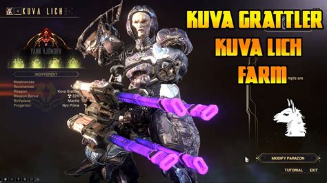 Let's Play Warframe - Kuva Grattler (Kuva Lich) Farm - Part 1 - YouTube