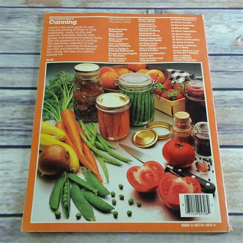 Vintage Cookbook Complete Book of Canning 1982 Canning | Etsy