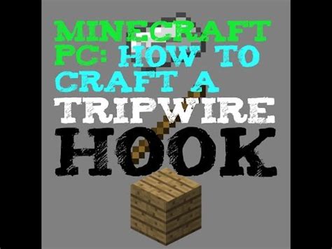 Minecraft Crafting Tripwire Hook - Catet k