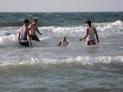 Not even the beaches in Gaza are safe from the threat of conflict | The ...