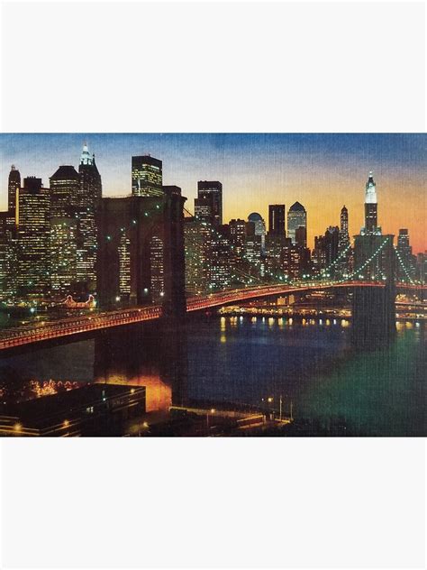 "Brooklyn Bridge Art, NY Art " Sticker by Tamarage | Redbubble