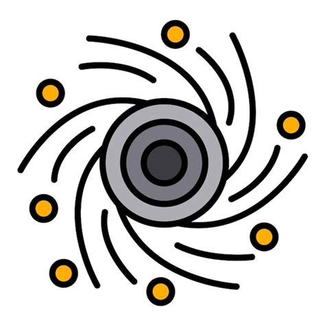 Premium Vector | Black hole vector illustration style