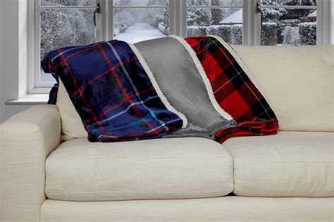 Buy ClimateRight by Cuddl Duds Foot Pocket Plush Throw, Red Buffalo Plaid, 50 x 70 Online at ...