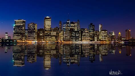 Manhattan Night Skyline Wallpapers | HD Wallpapers | ID #13816