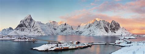 Lofoten Islands Winter Panorama Photograph by Esen Tunar Photography ...