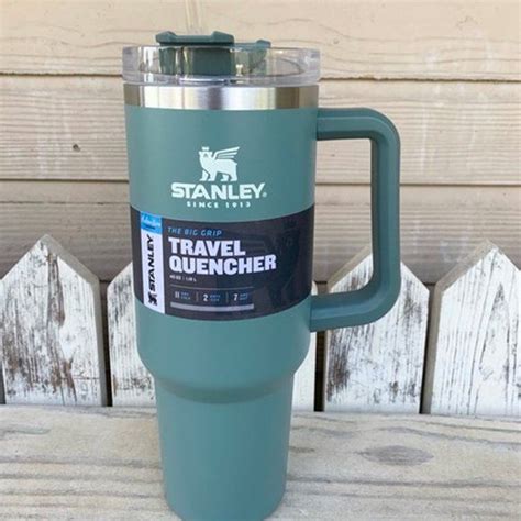 Stanley Adventure Quencher SHALE GREEN COLOR Travel Tumbler Straw Cup 40 oz | Stanley adventure ...