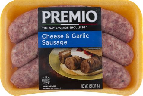 Premio Cheese & Garlic Sausage Premio(28364213232): customers reviews @ listex.online