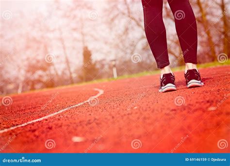 Woman Run Training Outdoors. Stock Image - Image of sport, exercise: 69146159