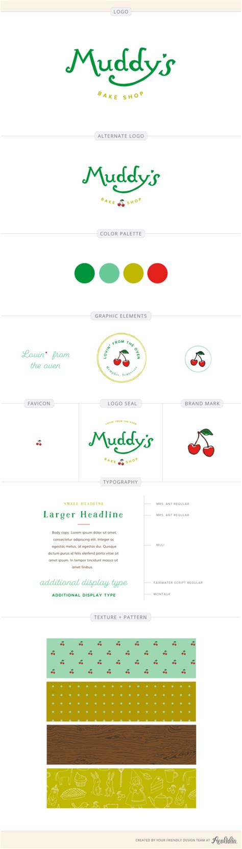 Muddy's Bake Shop | Brand identity and custom Shopify website