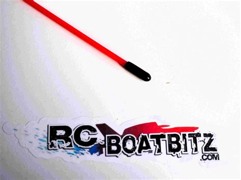 Aerial tube 233B30 Red - RC Boat Bitz