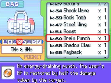 How To Get TM60 Drain Punch in Pokémon Platinum - Guide Strats