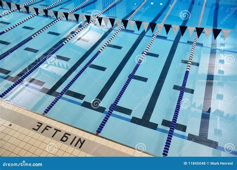 Indoor Swimming Pool Lanes stock photo. Image of nobody - 11845048