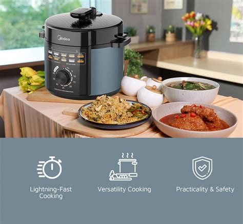 MIDEA Rapid Pressure Cooker 5ltr