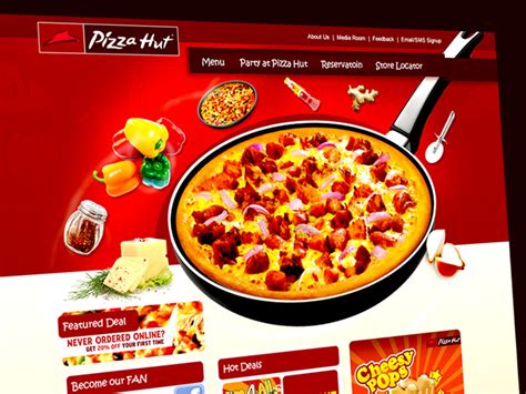 Pizza Hut website ui ux by Shakil Ali on Dribbble