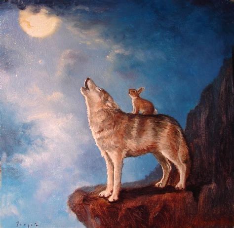 PaintedMoonGallery | Animal paintings, Art, Wolf moon