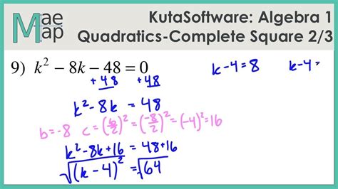 Completing The Square Practice Worksheet – Ame.my.id