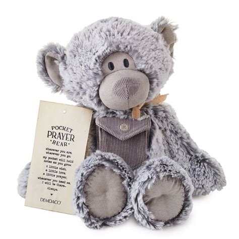 Pocket Prayer Bear Stuffed Animal, 11" - Classic Stuffed Animals | Hallmark