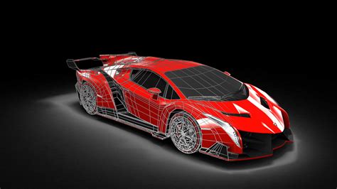 lamborghini veneno 3D Model OBJ FBX MA MB MTL | CGTrader.com