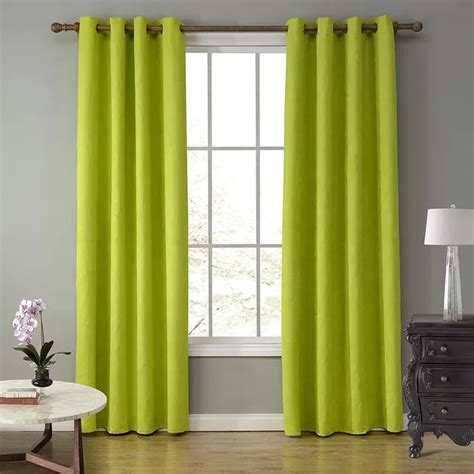 Luxury Europe solid Green Curtains For living Room Bedroom Blackout ...