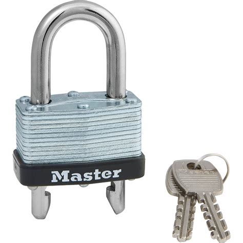 Master Lock 510D Master Lock Adjustable Shackle Warded Keyed Padlock - Family Hardware